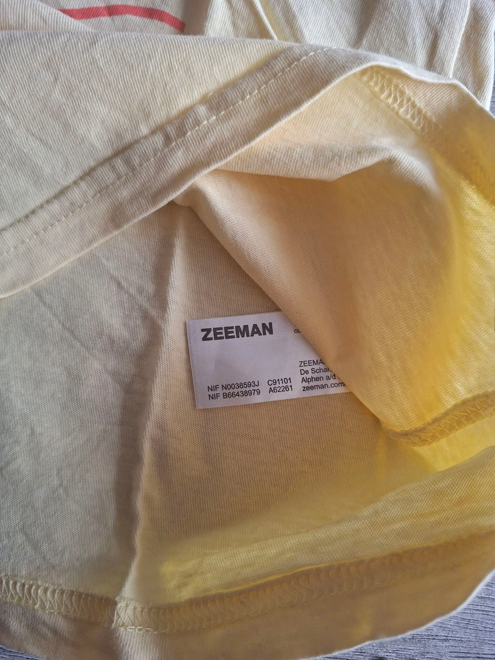 🌷F3-28🌷T-shirt fille Zeeman – "Summer Dream" – Jaune pastel – Taille 122/128 (7/8 ans)🌷 – photo 4
